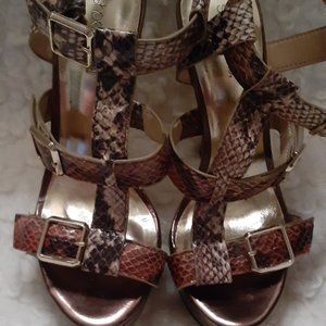 "Frances" Open Toe Heels